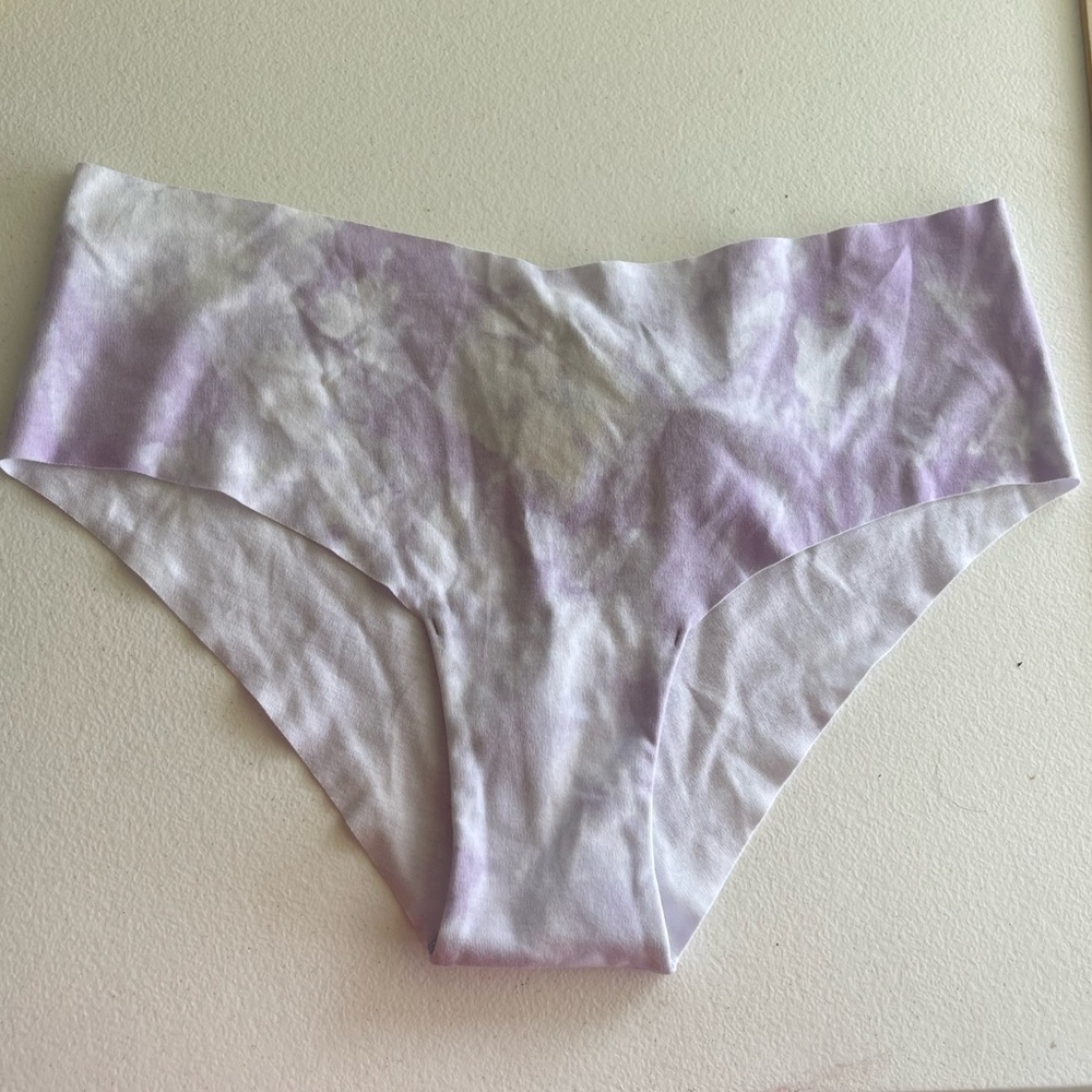 Aerie nwt no show cheeky cotton purple tie dye panties